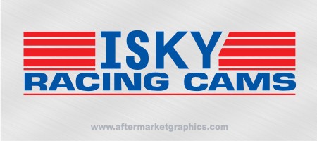 Isky Racing Cams Decals - Pair (2 pieces)